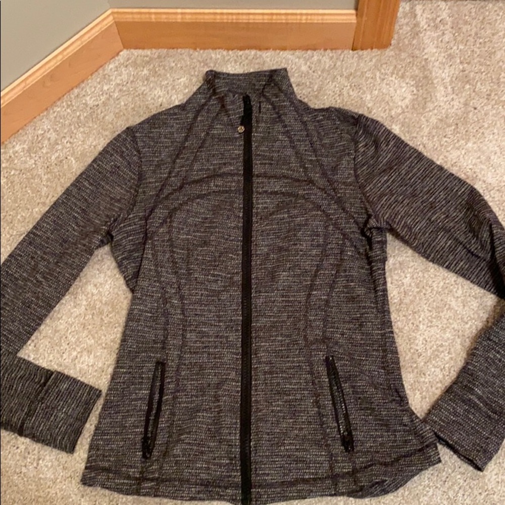 Black/Gray lululemon zip up